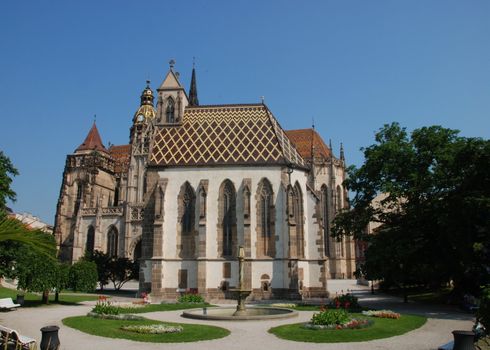 Famous St. Elizabeth's Catedral in Kosice, Slovakia 