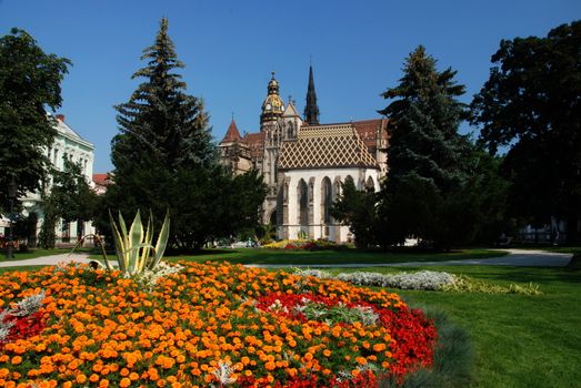 Famous St. Elizabeth's Catedral in Kosice, Slovakia 