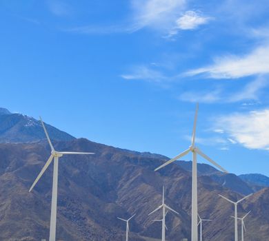 Wind turbines near Palm Springs, California