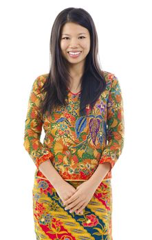 Batik usually worn by women in Indonesia, Malaysia, Brunei, Burma, Singapore, southern Thailand.