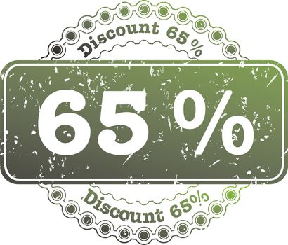 illustration stamp discount sixty percent