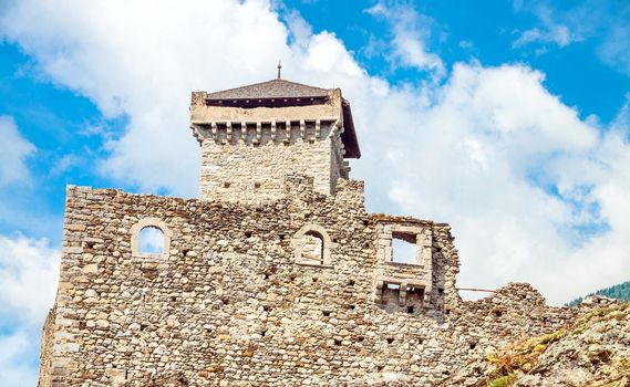 St. Micheal Castle in Ossana, Val di Sole, Trentino Italy