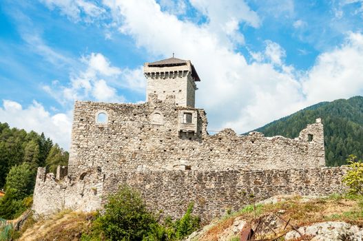 St. Micheal Castle in Ossana, Val di Sole, Trentino Italy