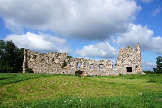  Estonia. Laiuse. Ruins of a castle . 15 century