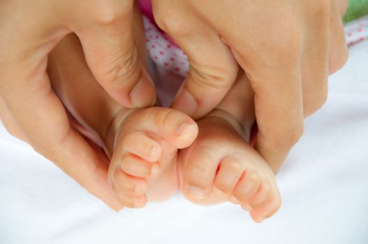 baby foot of new born