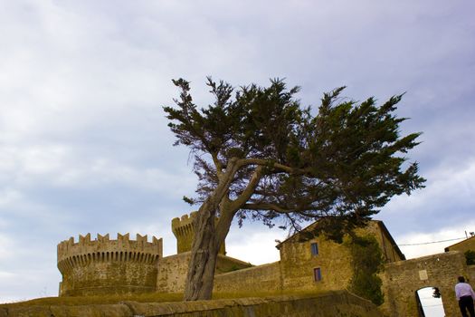 fortress of Populonia, Tuscany, Italy 