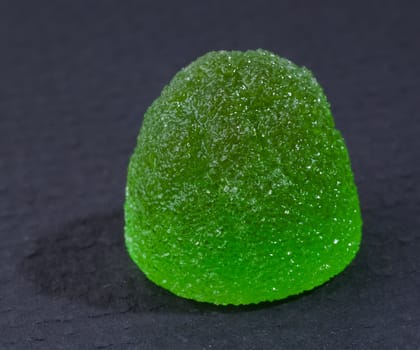 candy fruit on a white background