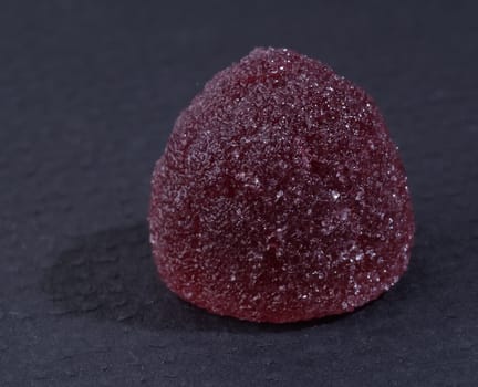 candy fruit on a white background