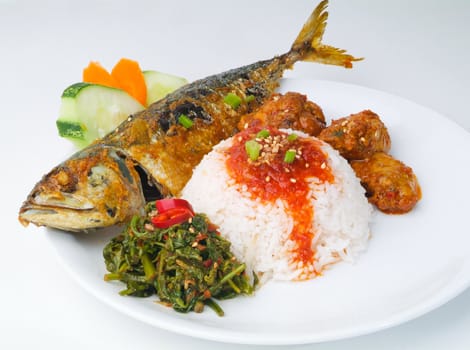 asia food and rice malaysia