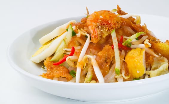 Rojak, Asian salad rojak on the background