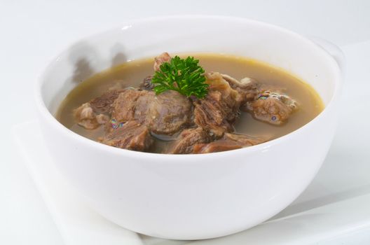 Beef Soup, bowl of Beef Soup