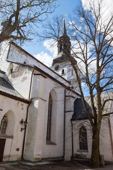 cathedral in old town of Tallinn, Estonia