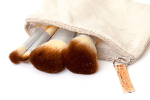 Makeup Brush Set, on white background