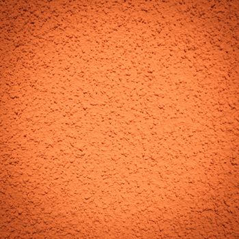 Orange plaster concrete background wall