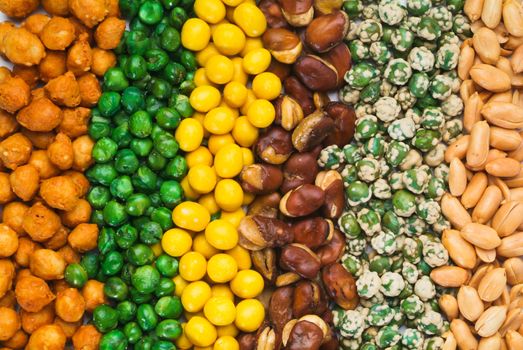 Nuts Mixed on white background