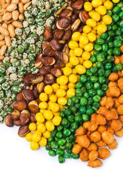 Nuts Mixed on white background