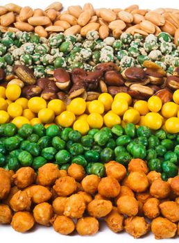 Nuts Mixed on white background