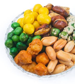 Nuts Mixed on white background
