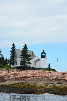One of several lighthouses in Bar Harbor area of Maine