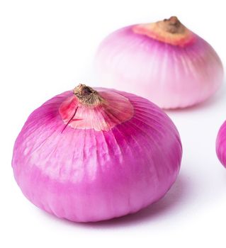 Onion. red onion on the background