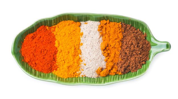 chilli powder. Spice Mix on the background
