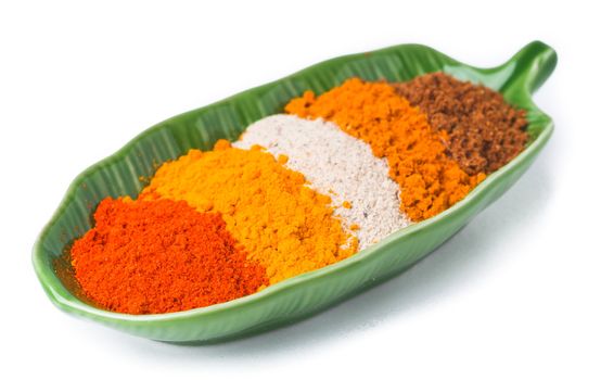 chilli powder. Spice Mix on the background