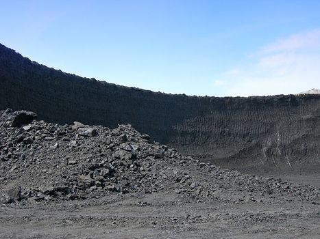           Black coal mine in Czech republic