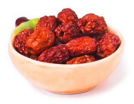 red date isolated on white background