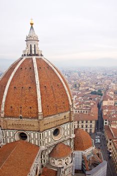 Beautiful renaissance cathedral Santa Maria del Fiore in Florence, Italy