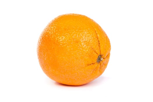 Fresh orange isolated on a white background