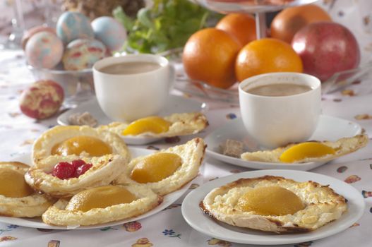 puff pastries with apricot