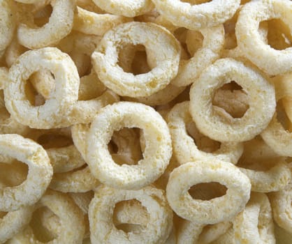 clousup photo of corn rings