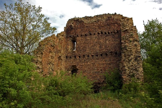 Ruins of old Czech castle