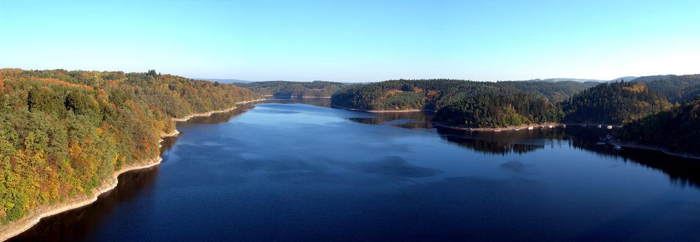 view from the highest dam in the czech republic