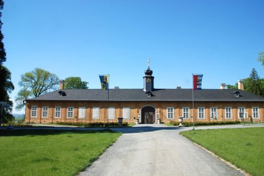 Czech baroque castle Nebilovy near Plzen