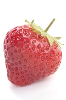 fresh red tasty strawberry isolated on white background