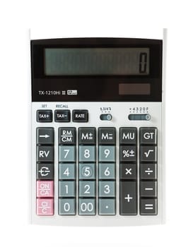 calculator on white background isolate