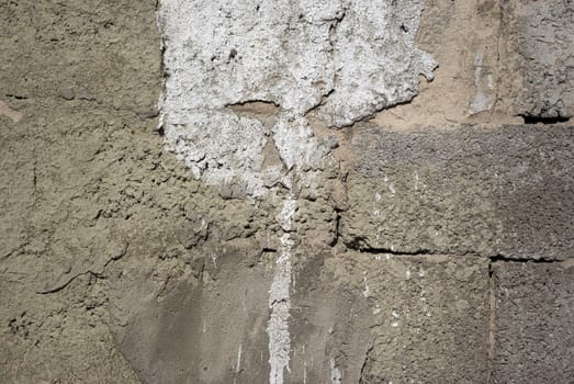 the old dirty gray concrete wall background