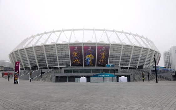 The Olympic stadium in Kiev where will take place a cup-final of Europe 2012