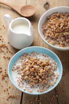 buckwheat groats with milk