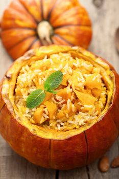 pumpkin risotto