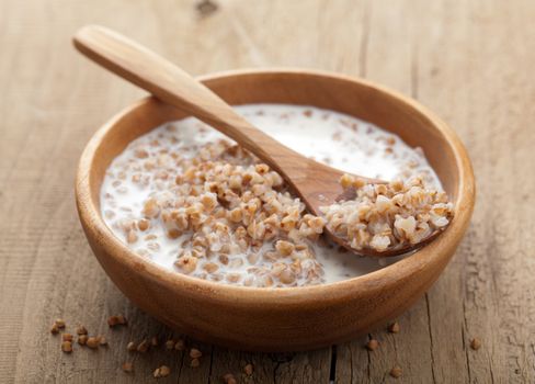 buckwheat groats with milk