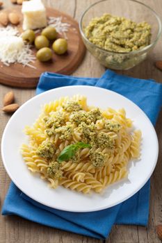 pasta with olive tapenade