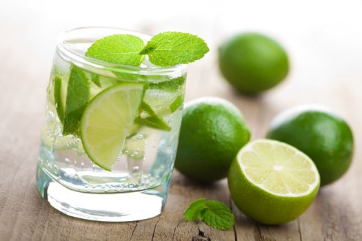 fresh mojito cocktail 