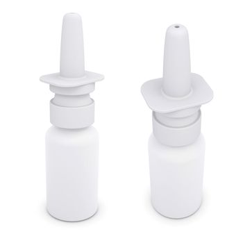 Nasal spray. Isolated render on a white background