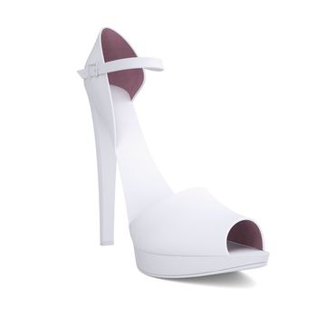 Women's shoes. Isolated render on a white background