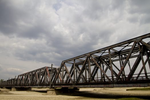 Railway bridge in Eastern Europe