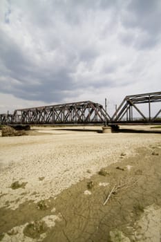 Railway bridge in Eastern Europe