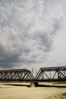 Railway bridge in Eastern Europe