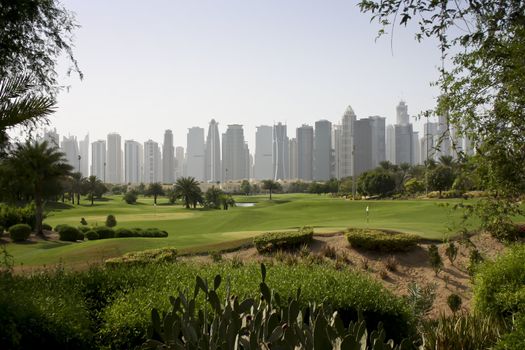 Golf in the middle east Dubai